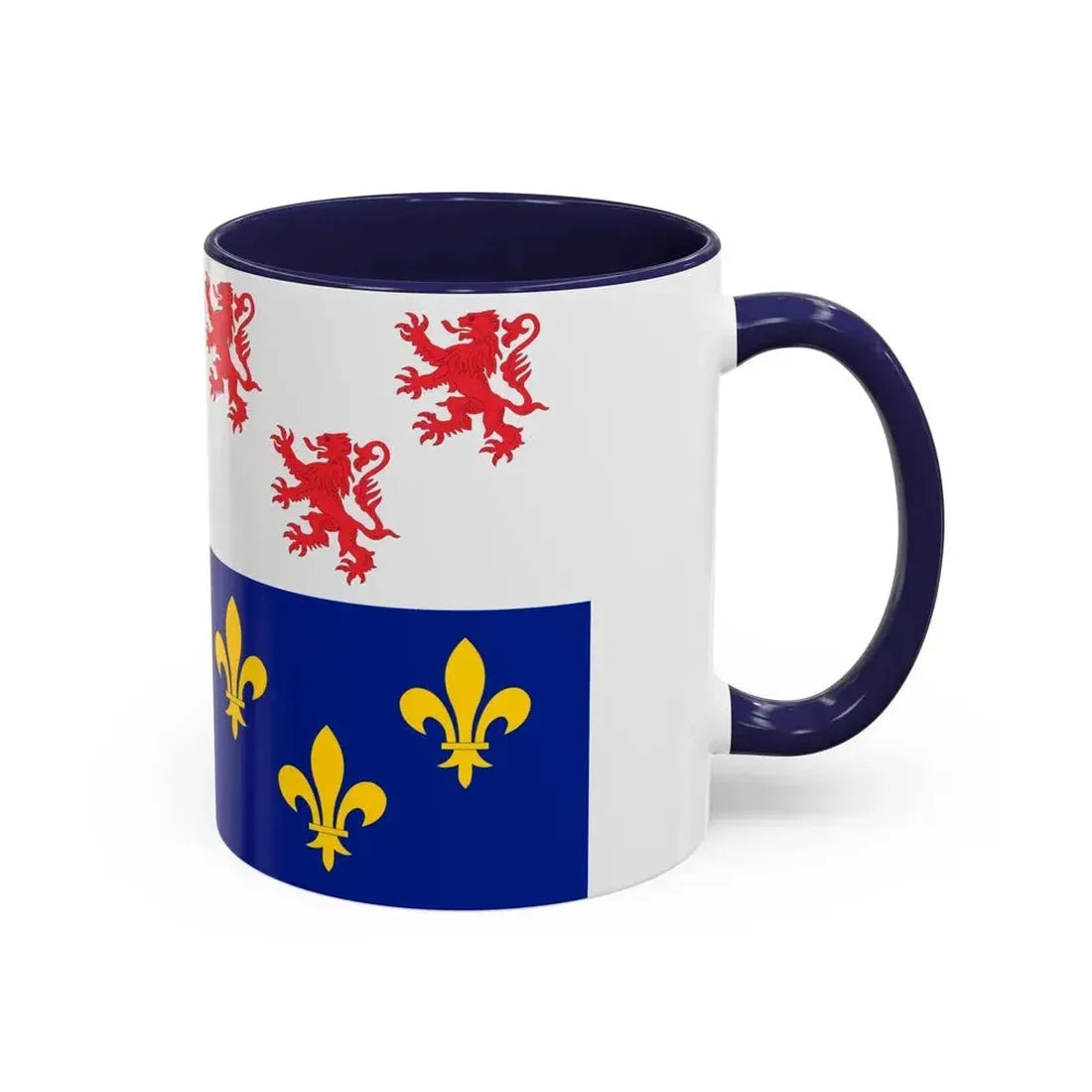 Flag of Picardy France - Accent Coffee Mug - Go Mug Yourself