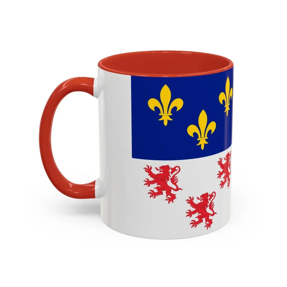 Flag of Picardy France - Accent Coffee Mug - Go Mug Yourself