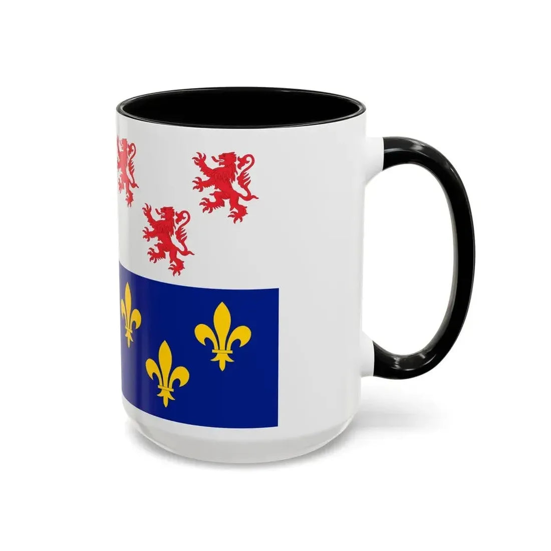 Flag of Picardy France - Accent Coffee Mug - Go Mug Yourself