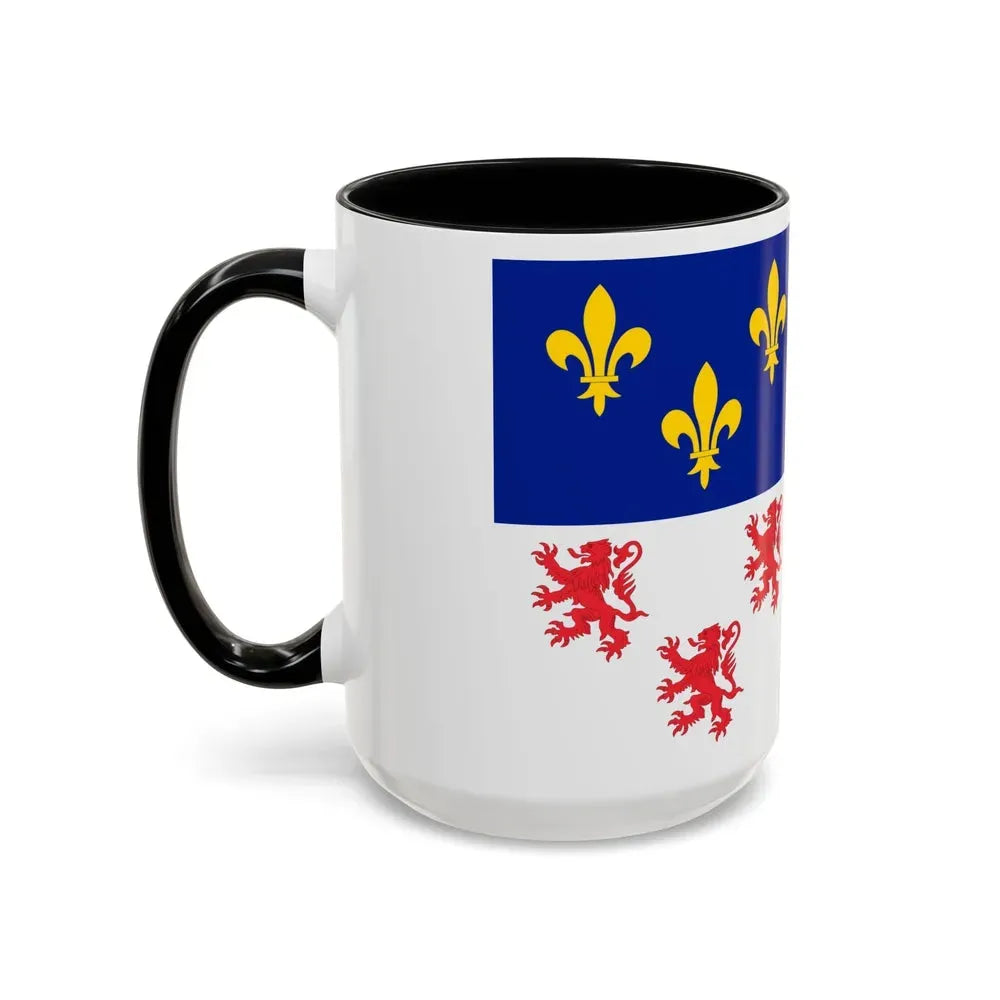 Flag of Picardy France - Accent Coffee Mug - Go Mug Yourself