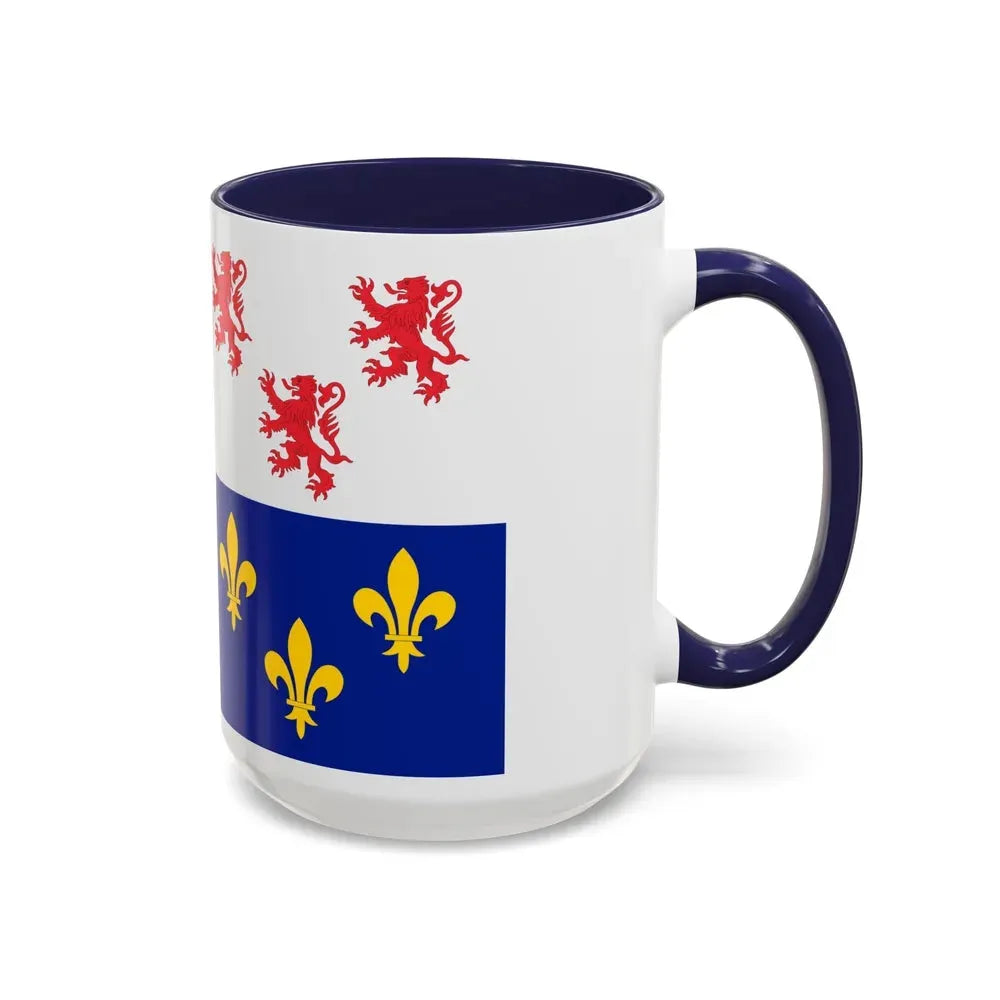 Flag of Picardy France - Accent Coffee Mug - Go Mug Yourself
