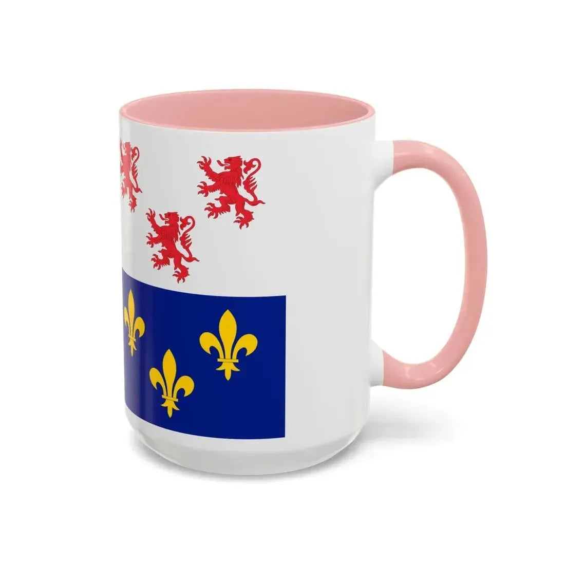 Flag of Picardy France - Accent Coffee Mug - Go Mug Yourself
