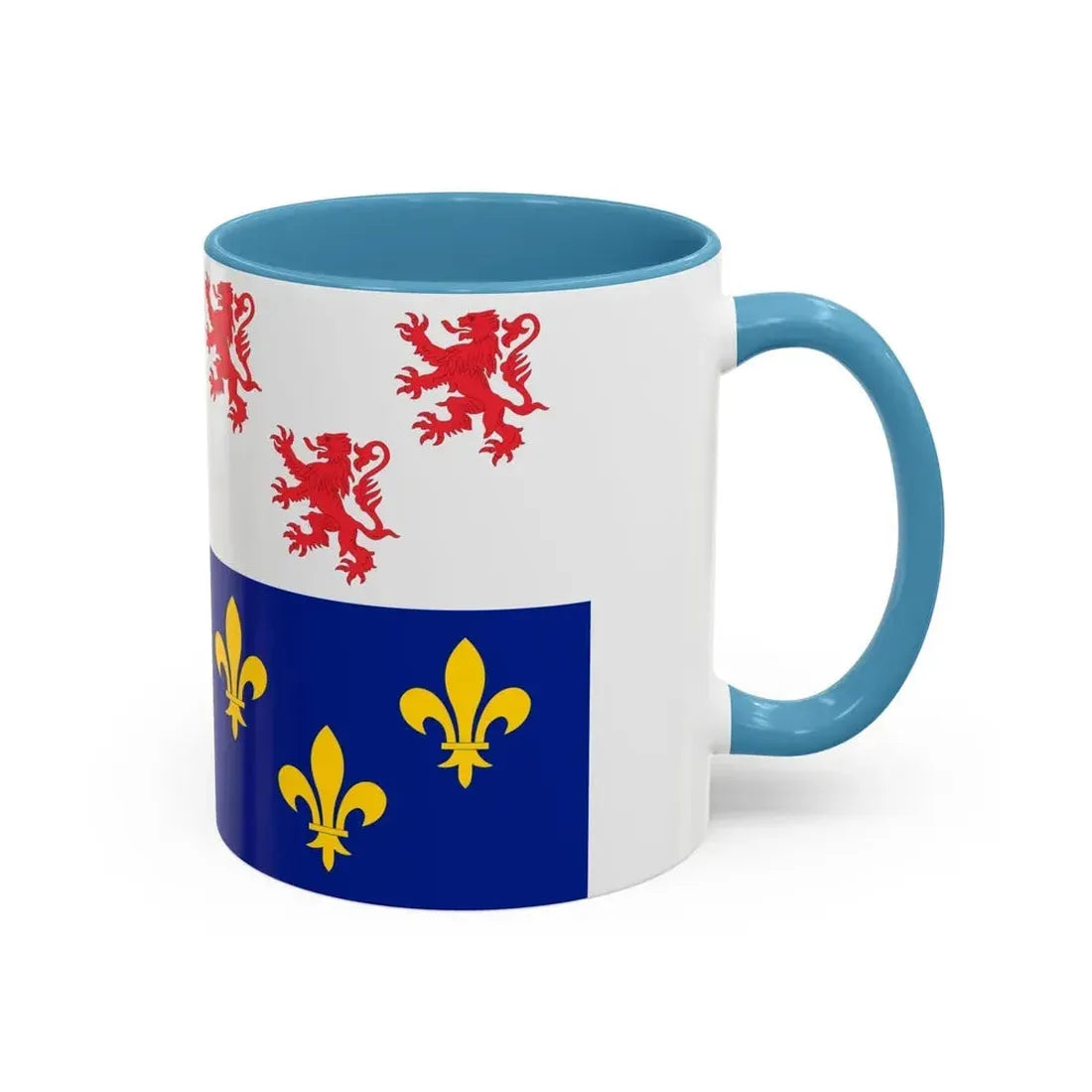 Flag of Picardy France - Accent Coffee Mug - Go Mug Yourself