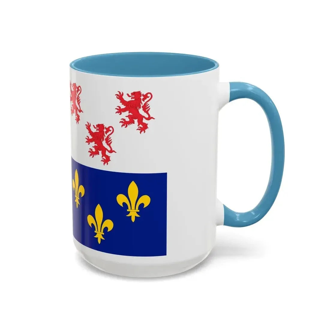 Flag of Picardy France - Accent Coffee Mug - Go Mug Yourself