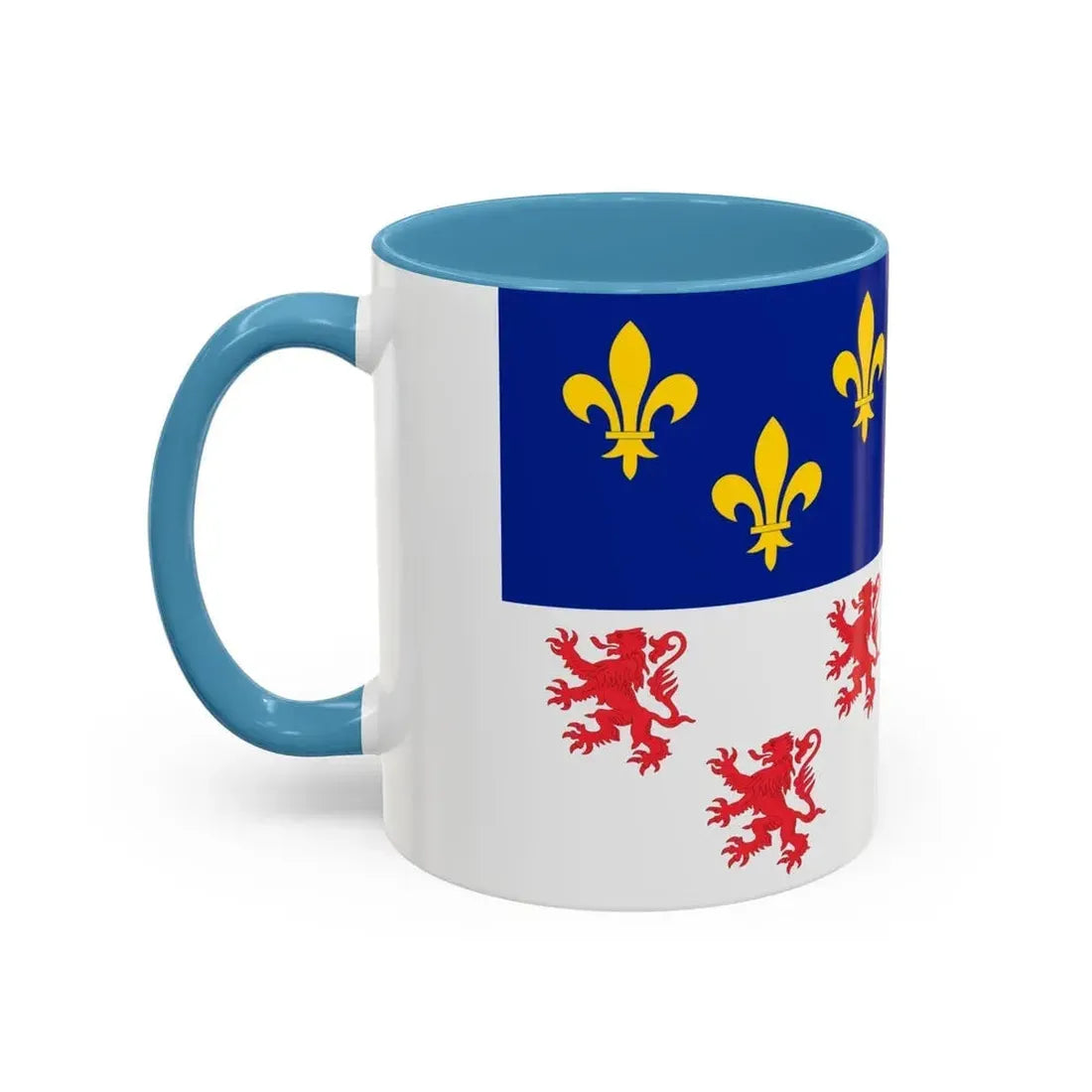 Flag of Picardy France - Accent Coffee Mug - Go Mug Yourself