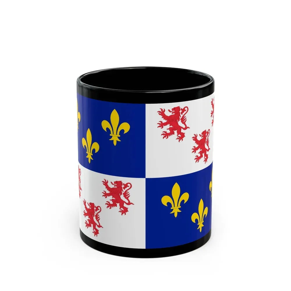 Flag of Picardy France - Black Coffee Mug 11oz - Go Mug Yourself