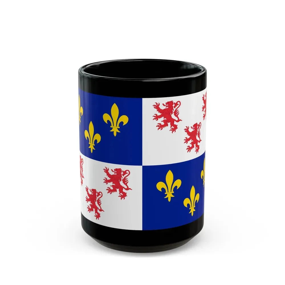 Flag of Picardy France - Black Coffee Mug 15oz - Go Mug Yourself