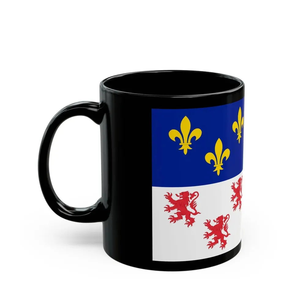Flag of Picardy France - Black Coffee Mug - Go Mug Yourself