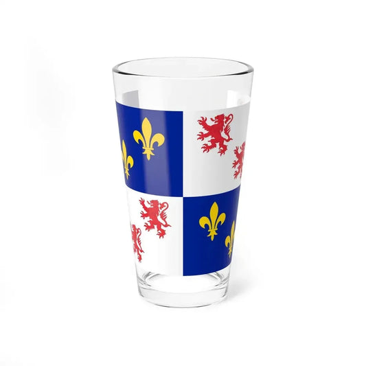 Flag of Picardy France - Pint Glass 16oz 16oz - Go Mug Yourself
