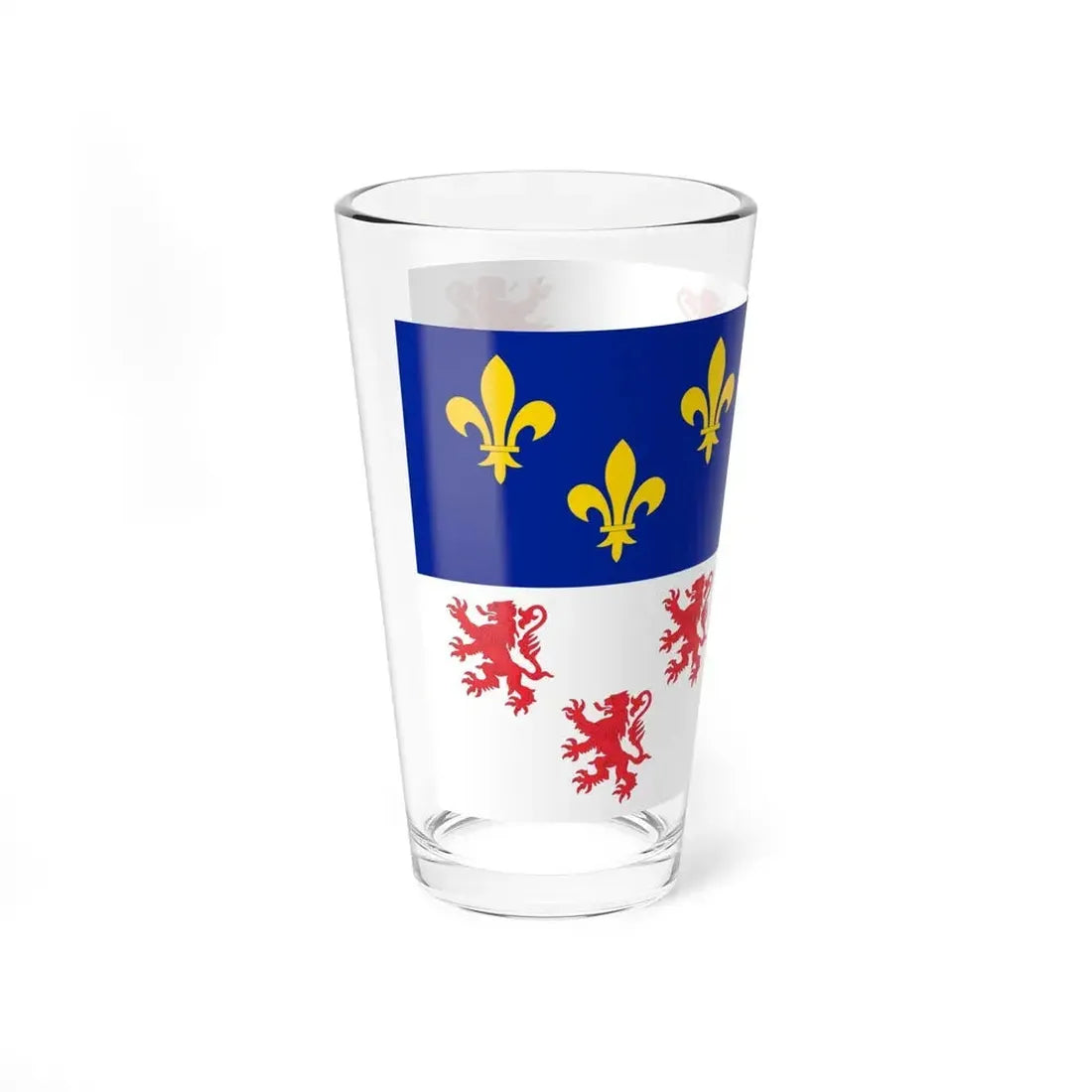Flag of Picardy France - Pint Glass 16oz - Go Mug Yourself