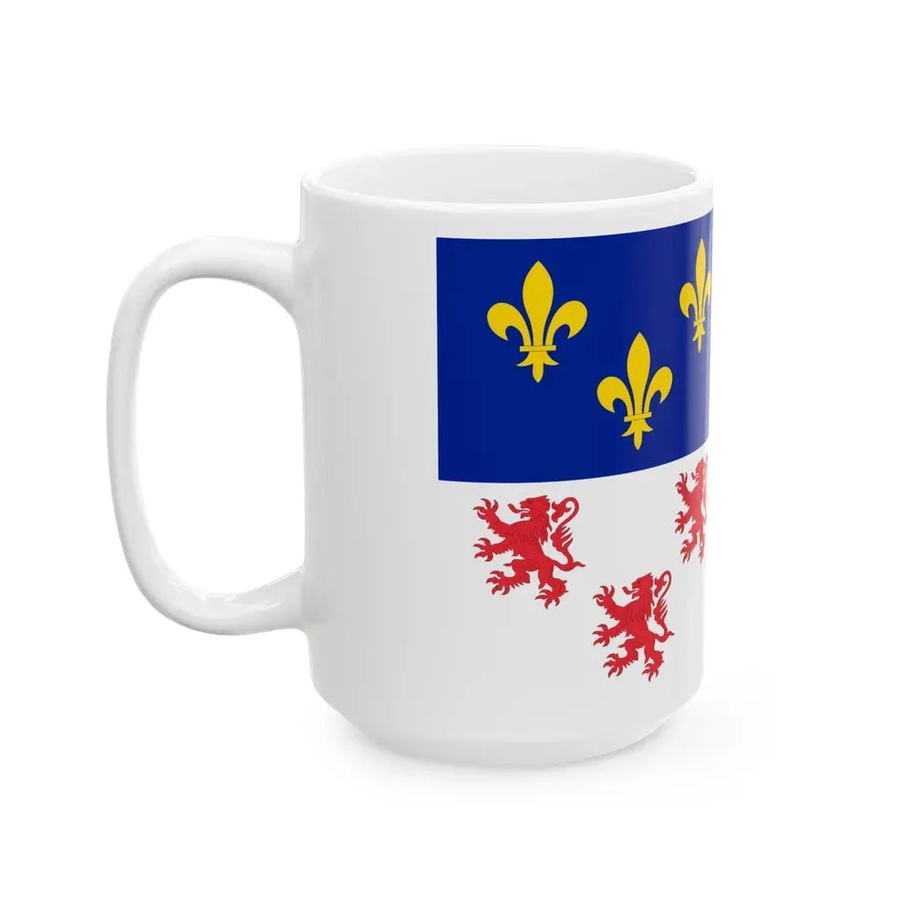 Flag of Picardy France - White Coffee Mug - Go Mug Yourself
