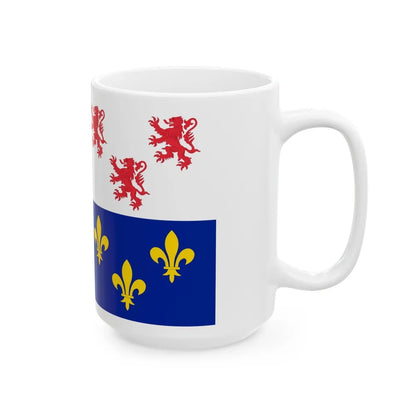 Flag of Picardy France - White Coffee Mug-Go Mug Yourself