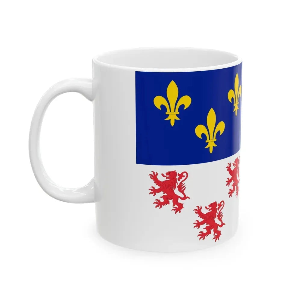 Flag of Picardy France - White Coffee Mug - Go Mug Yourself