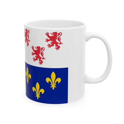 Flag of Picardy France - White Coffee Mug-Go Mug Yourself