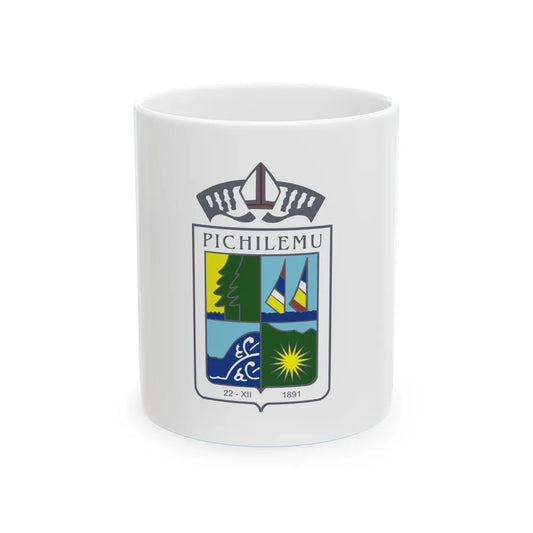 Flag of Pichilemu (Chile) White Coffee Mug 11oz - Go Mug Yourself