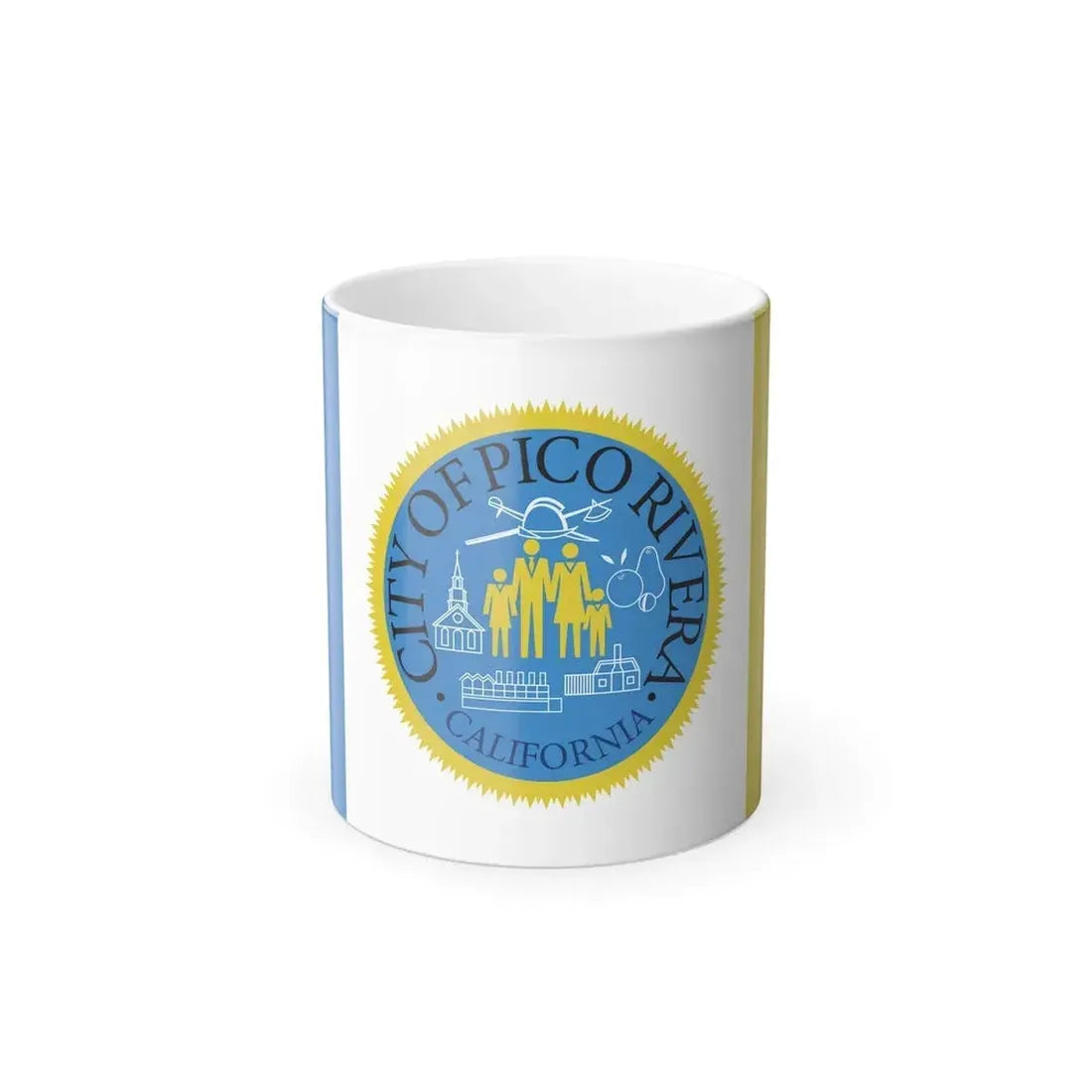 Flag of Pico Rivera, California - Color Changing Coffee Mug 11oz - Go Mug Yourself