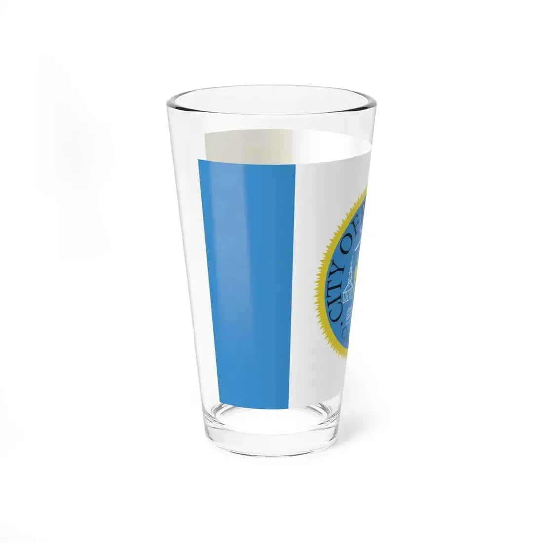 Flag of Pico Rivera, California - Pint Glass 16oz - Go Mug Yourself