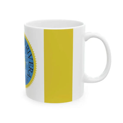 Flag of Pico Rivera California (United States) White Coffee Mug - Go Mug Yourself