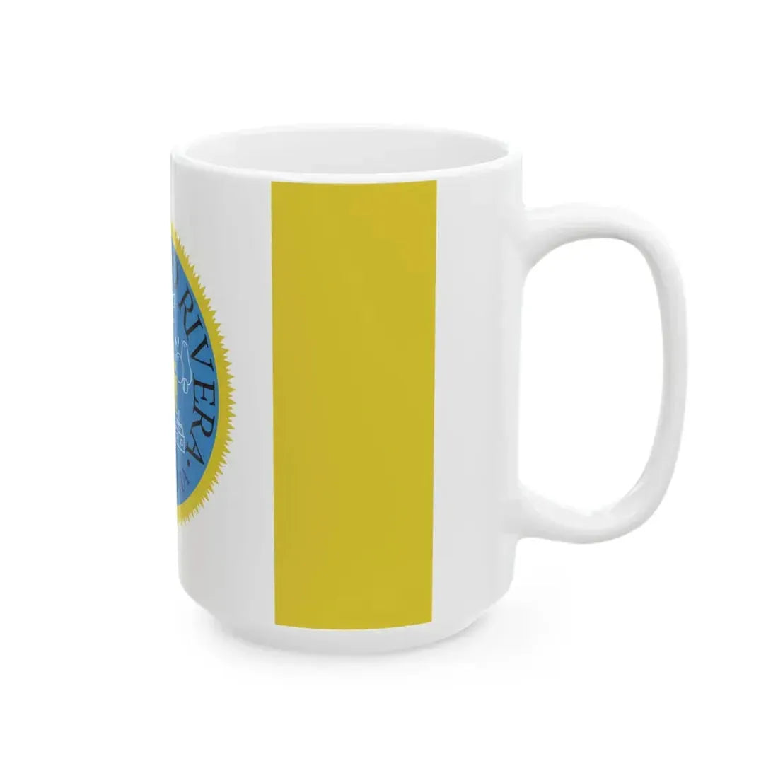Flag of Pico Rivera California (United States) White Coffee Mug - Go Mug Yourself
