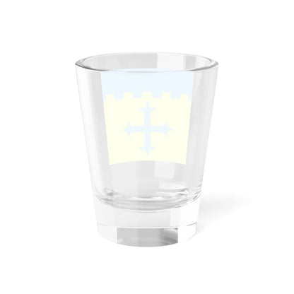 Flag of Pöide Parish (Estonia) Shot Glass 1.5oz - Go Mug Yourself