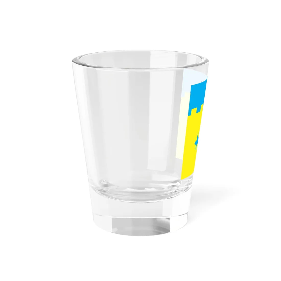 Flag of Pöide Parish (Estonia) Shot Glass 1.5oz - Go Mug Yourself