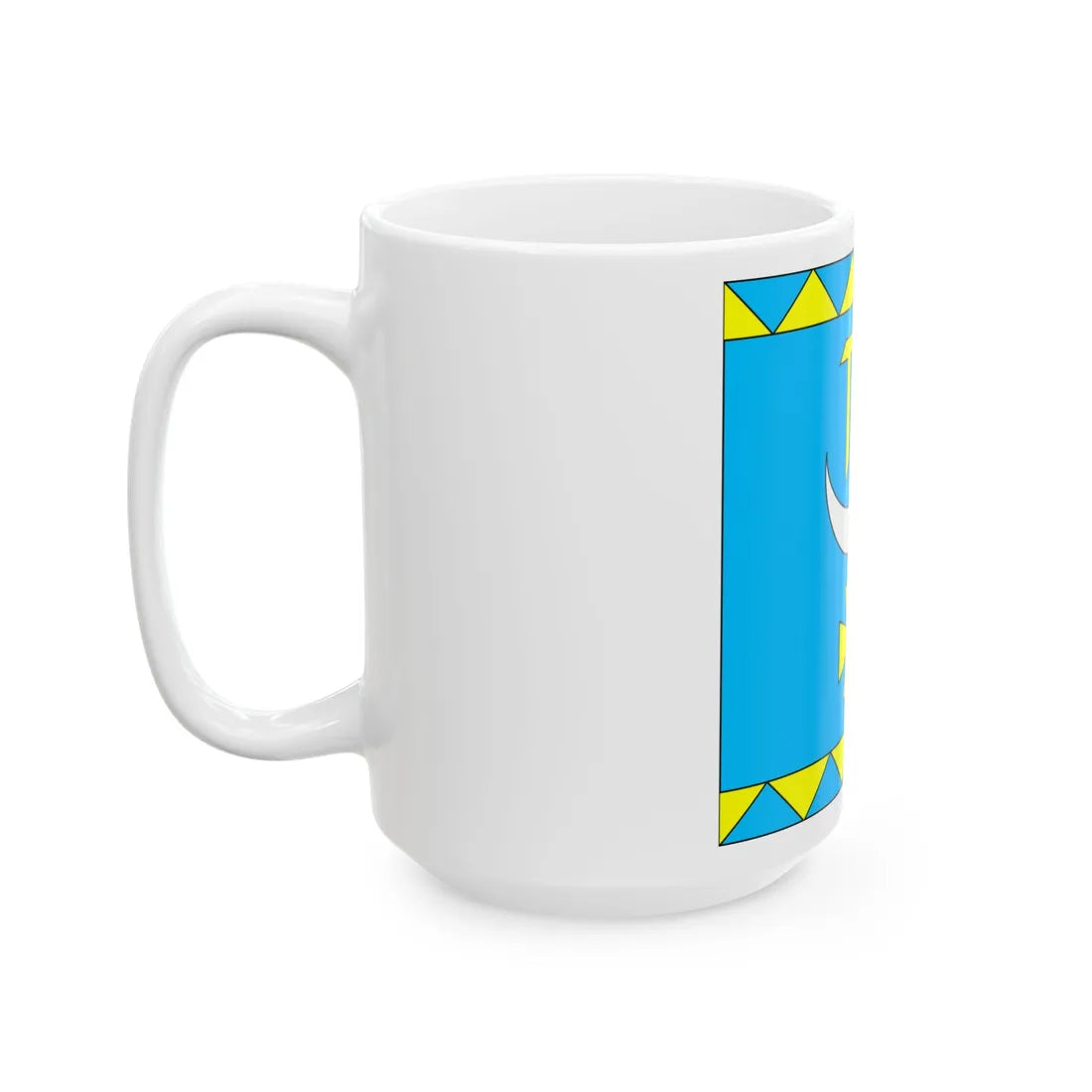 Flag of Pidhaitsi (Ukraine) White Coffee Mug - Go Mug Yourself