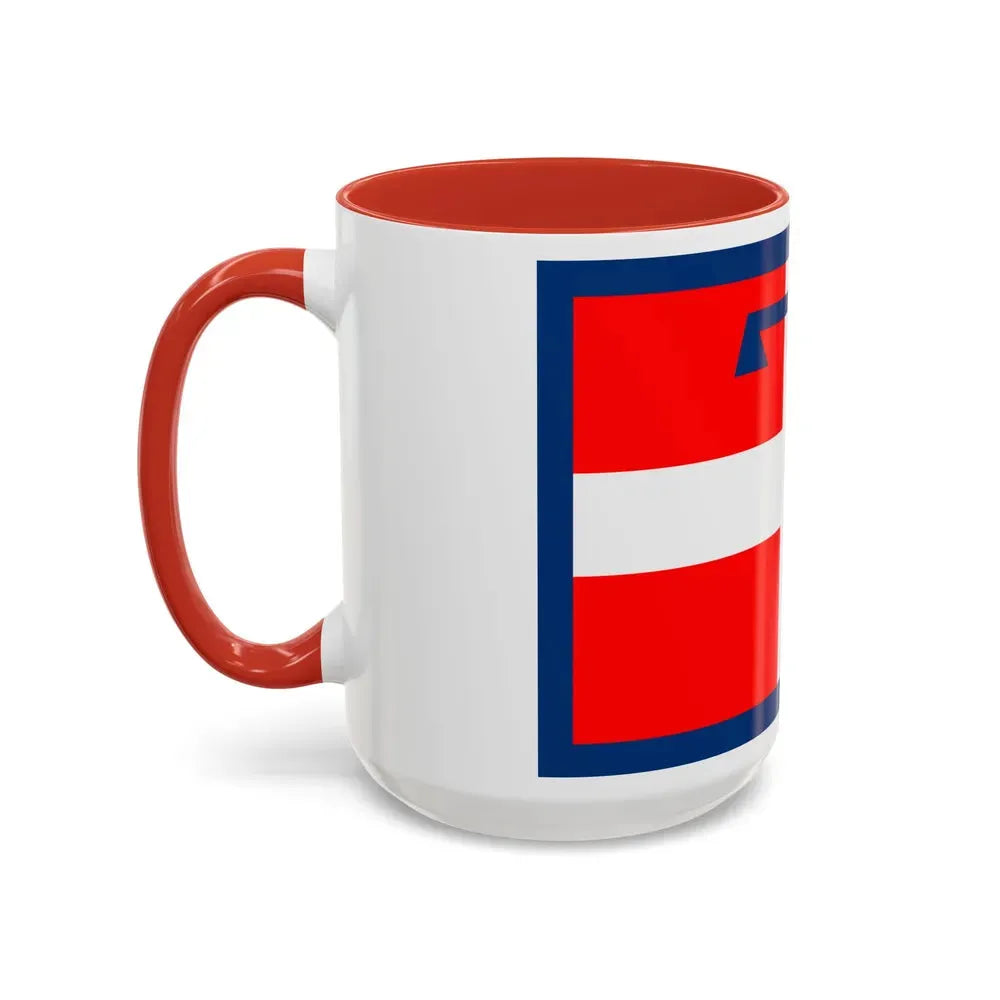 Flag of Piedmont Italy - Accent Coffee Mug - Go Mug Yourself