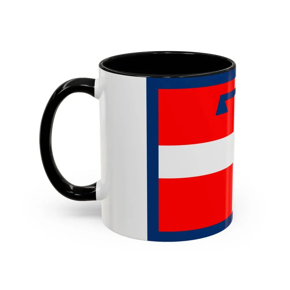 Flag of Piedmont Italy - Accent Coffee Mug - Go Mug Yourself