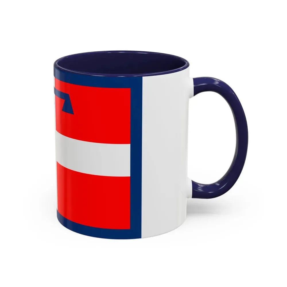 Flag of Piedmont Italy - Accent Coffee Mug - Go Mug Yourself