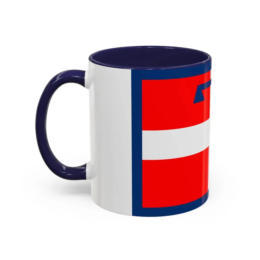 Flag of Piedmont Italy - Accent Coffee Mug - Go Mug Yourself