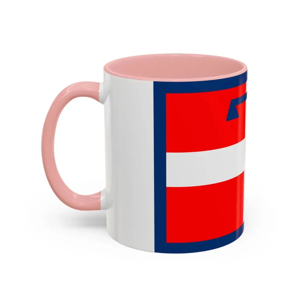 Flag of Piedmont Italy - Accent Coffee Mug - Go Mug Yourself