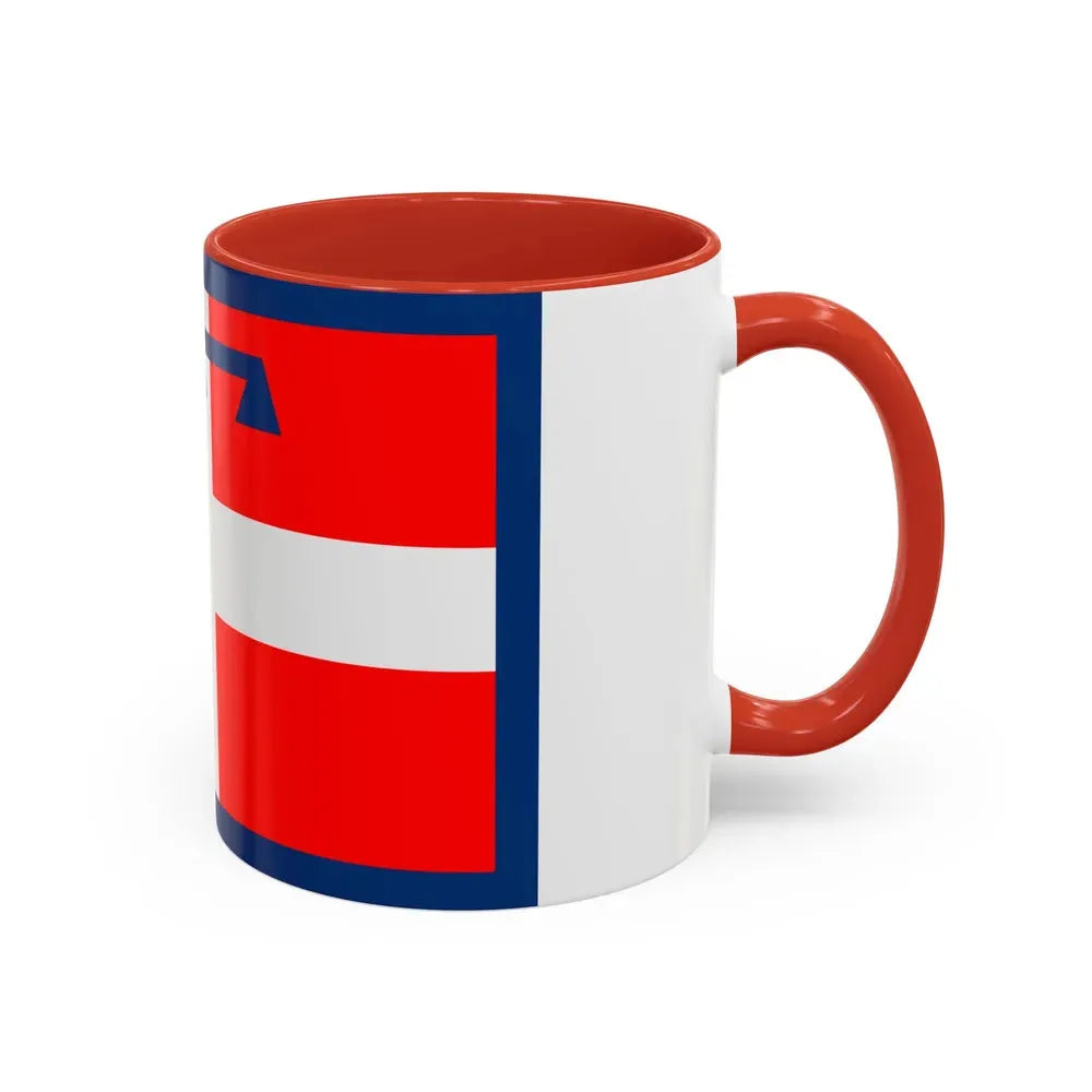 Flag of Piedmont Italy - Accent Coffee Mug - Go Mug Yourself