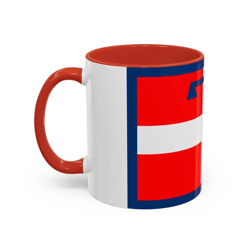 Flag of Piedmont Italy - Accent Coffee Mug - Go Mug Yourself