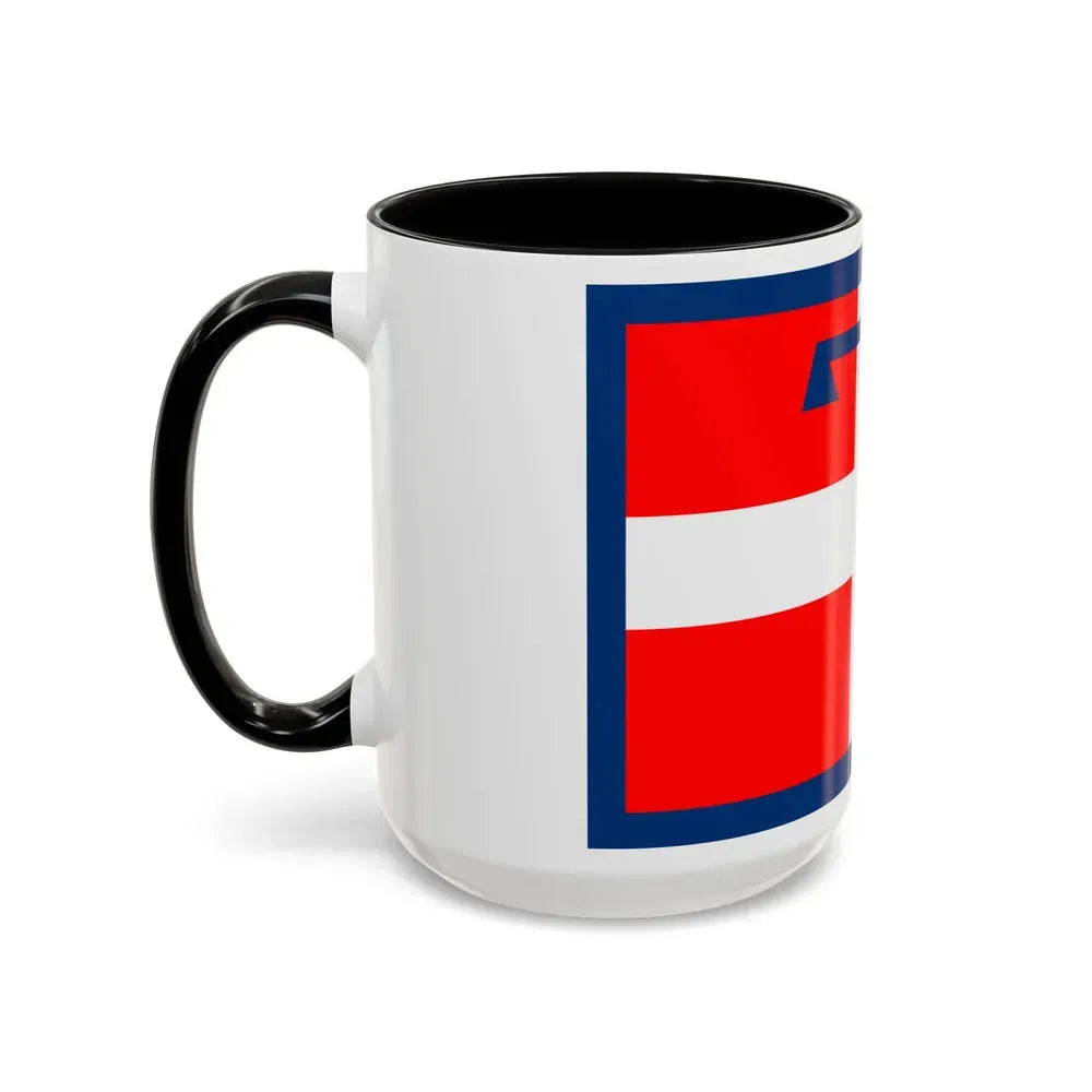Flag of Piedmont Italy - Accent Coffee Mug - Go Mug Yourself