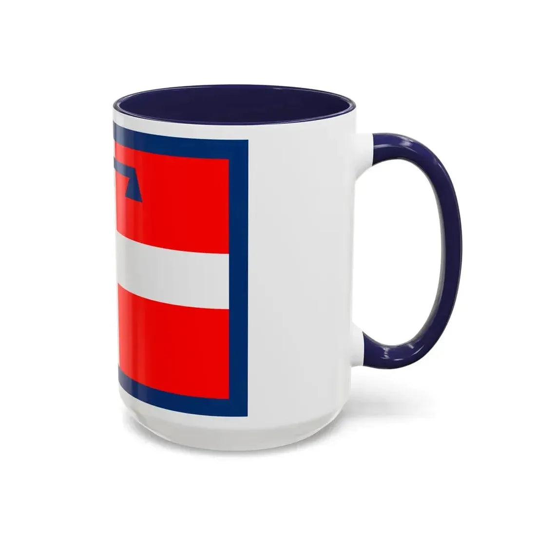 Flag of Piedmont Italy - Accent Coffee Mug - Go Mug Yourself