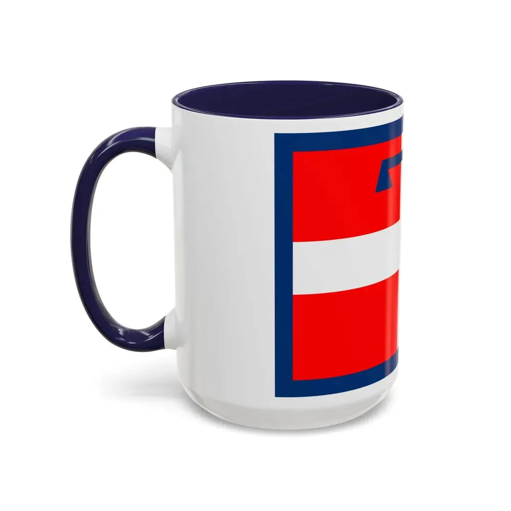 Flag of Piedmont Italy - Accent Coffee Mug - Go Mug Yourself