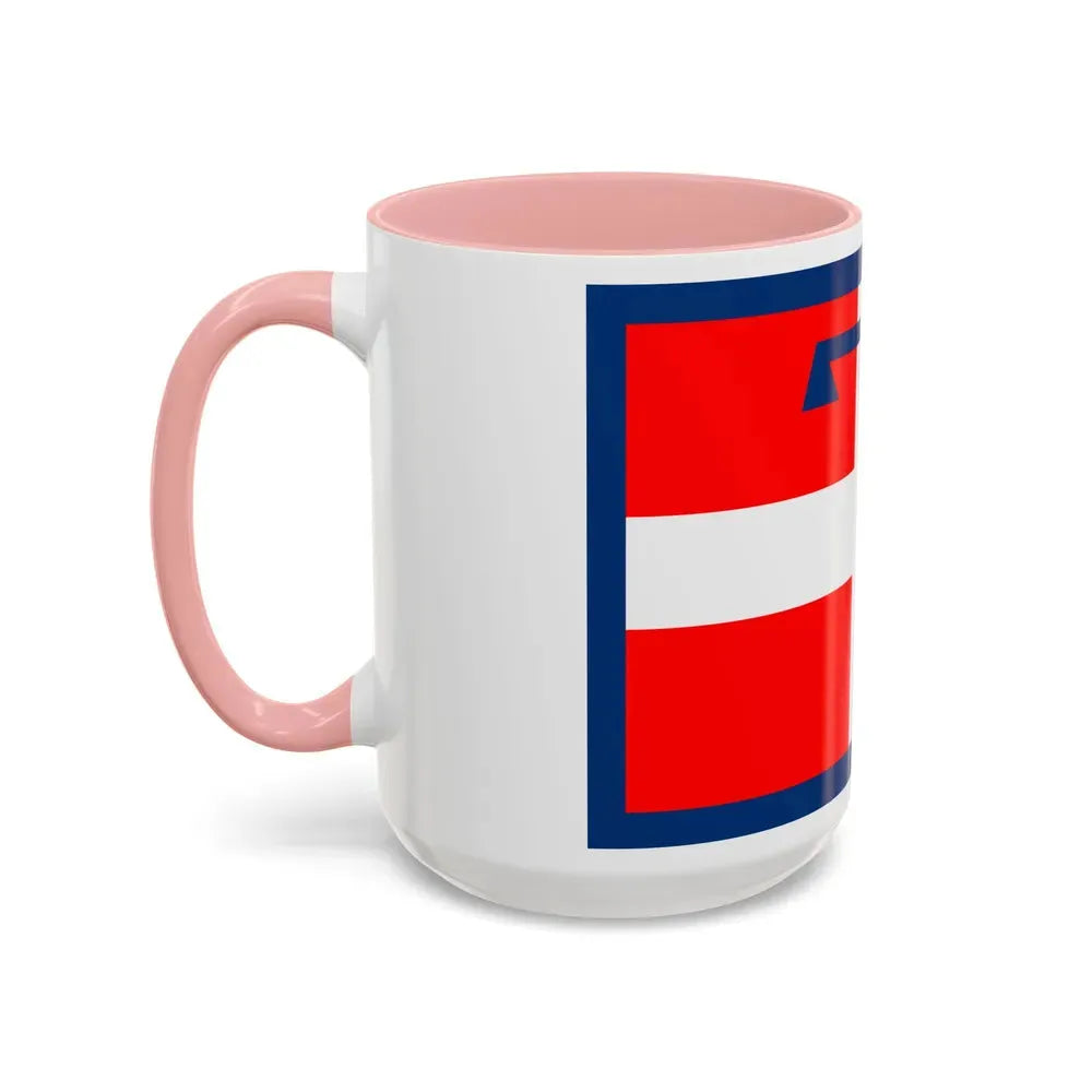 Flag of Piedmont Italy - Accent Coffee Mug - Go Mug Yourself