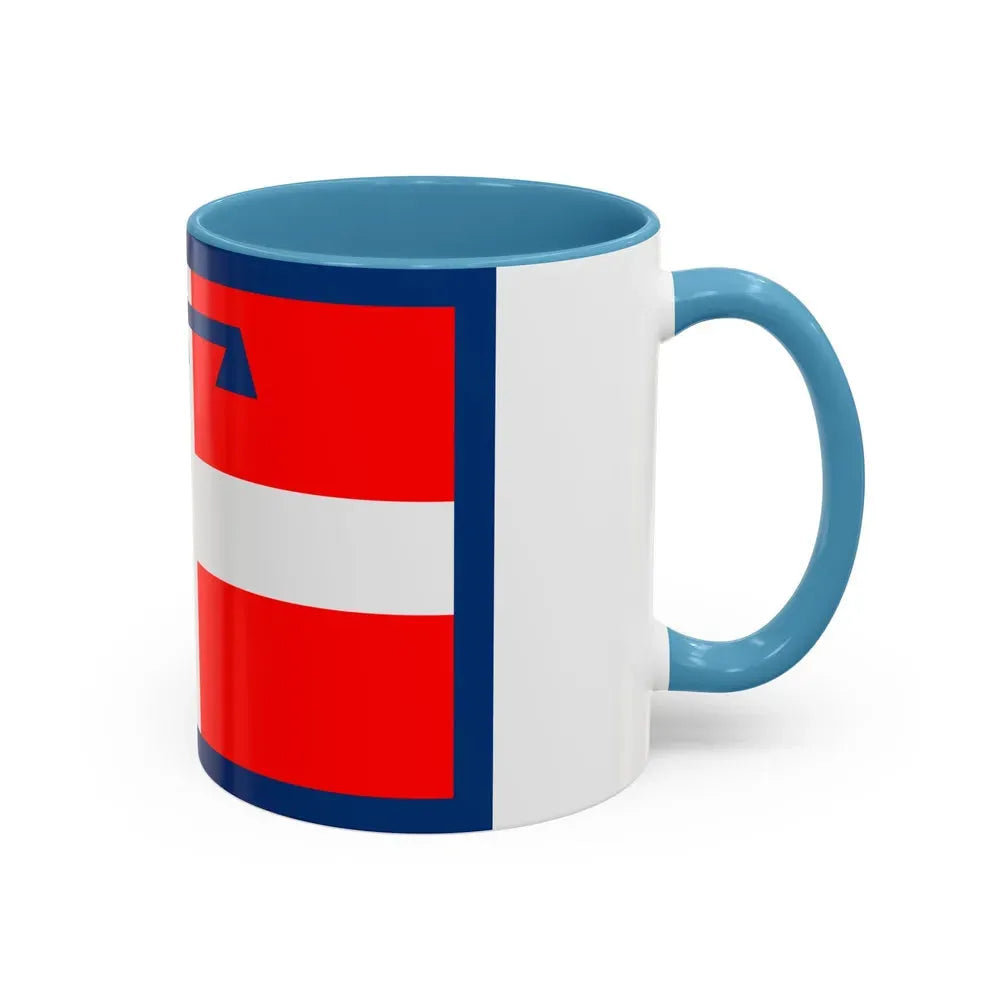 Flag of Piedmont Italy - Accent Coffee Mug - Go Mug Yourself