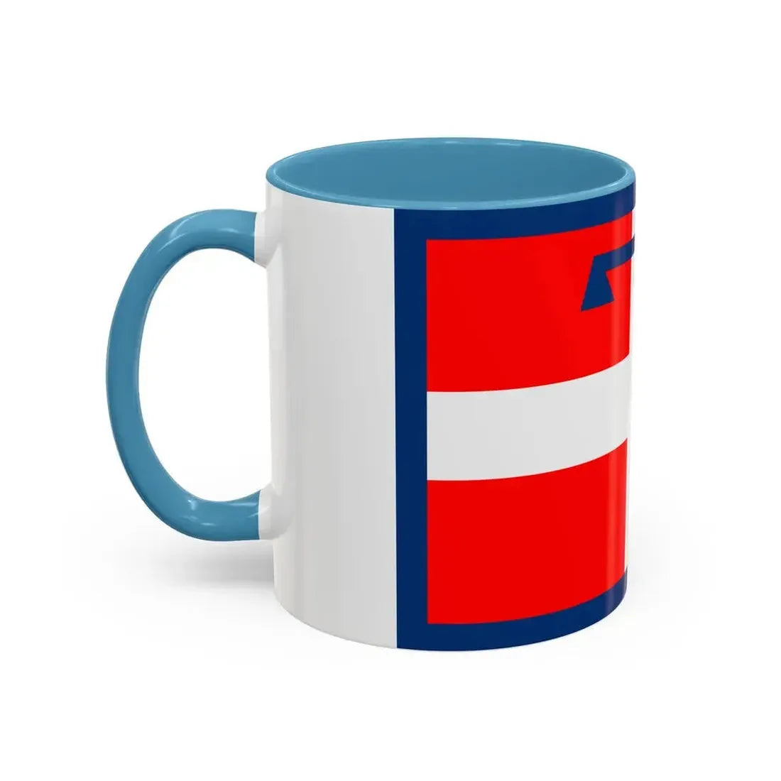 Flag of Piedmont Italy - Accent Coffee Mug - Go Mug Yourself