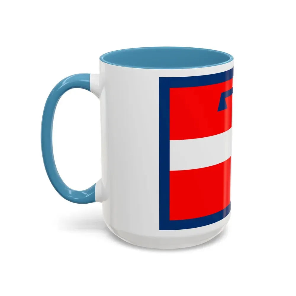 Flag of Piedmont Italy - Accent Coffee Mug - Go Mug Yourself