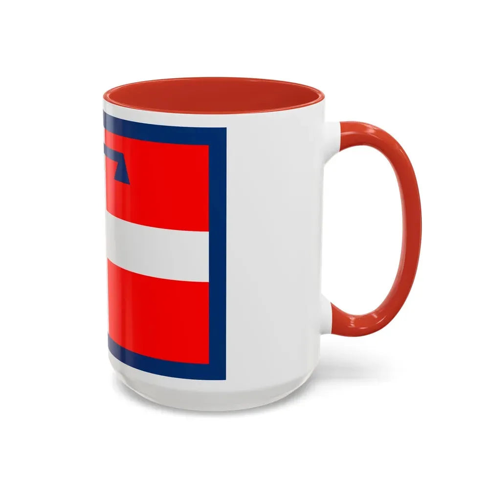 Flag of Piedmont Italy - Accent Coffee Mug - Go Mug Yourself