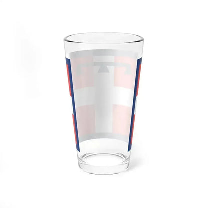 Flag of Piedmont Italy - Pint Glass 16oz - Go Mug Yourself