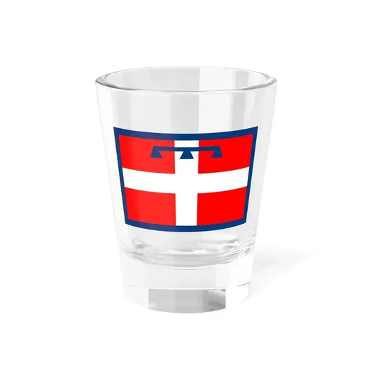 Flag of Piedmont Italy - Shot Glass 1.5oz 1.5oz - Go Mug Yourself