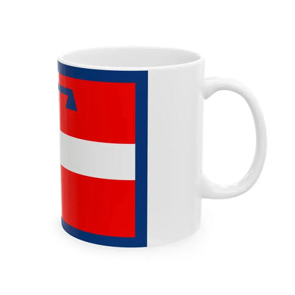Flag of Piedmont Italy - White Coffee Mug - Go Mug Yourself