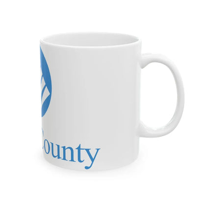 Flag of Pierce County Washington (United States) White Coffee Mug - Go Mug Yourself