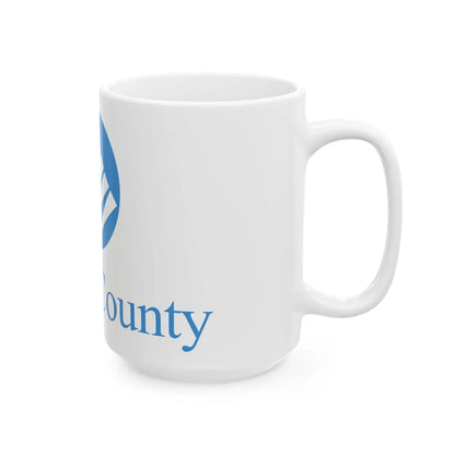 Flag of Pierce County Washington (United States) White Coffee Mug - Go Mug Yourself