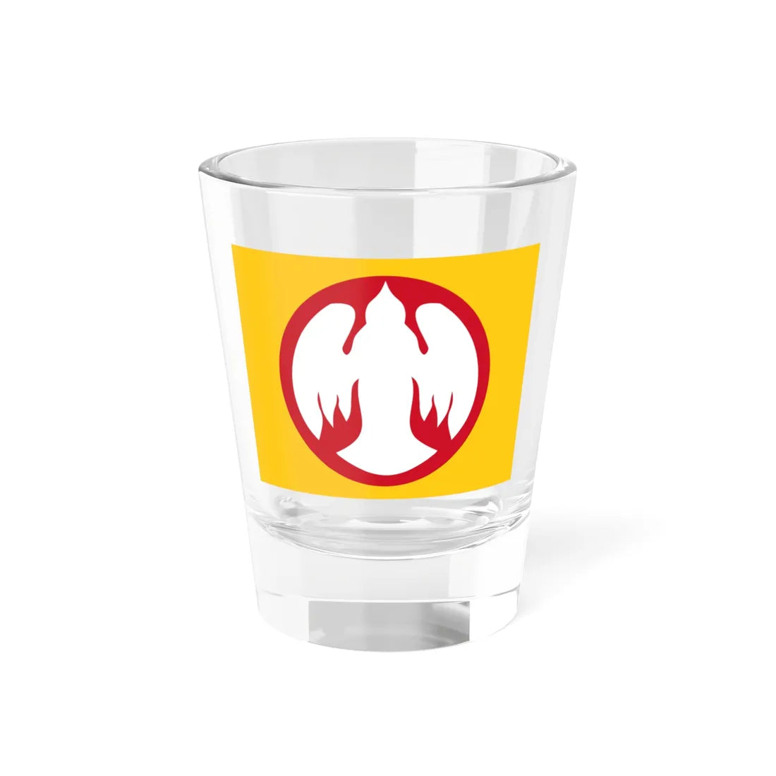 Flag of Pierre-Olivier Lapie as Governor of Chad (Belgium) Shot Glass 1.5oz 1.5oz - Go Mug Yourself