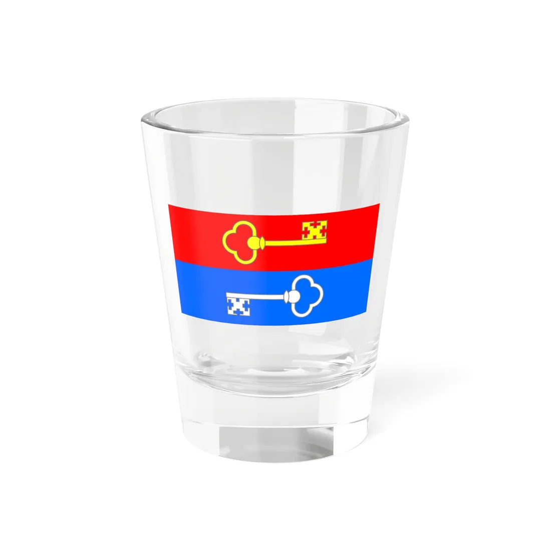 Flag of Pietrykaŭ (Belarus) Shot Glass 1.5oz 1.5oz - Go Mug Yourself