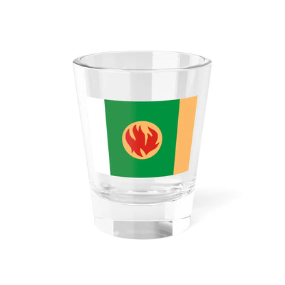 Flag of Pikalyovo Leningrad oblast (Russia) Shot Glass 1.5oz 1.5oz - Go Mug Yourself