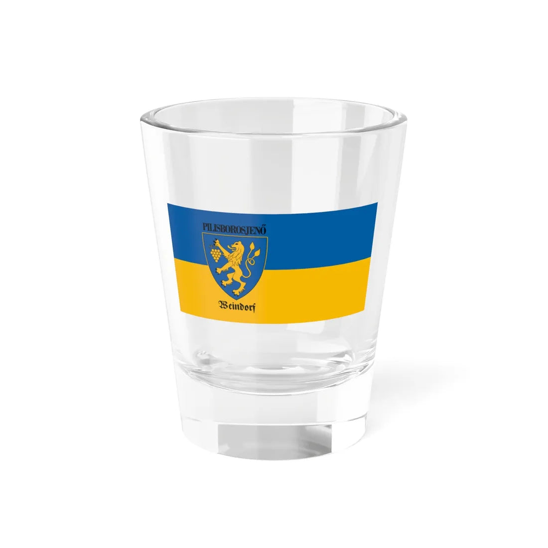 Flag of Pilisborosjeno (Hungary) Shot Glass 1.5oz 1.5oz - Go Mug Yourself